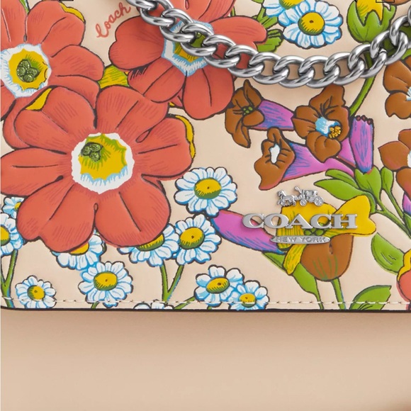 NWT COACH Klare Crossbody Bag With Floral Print - Picture 6 of 6
